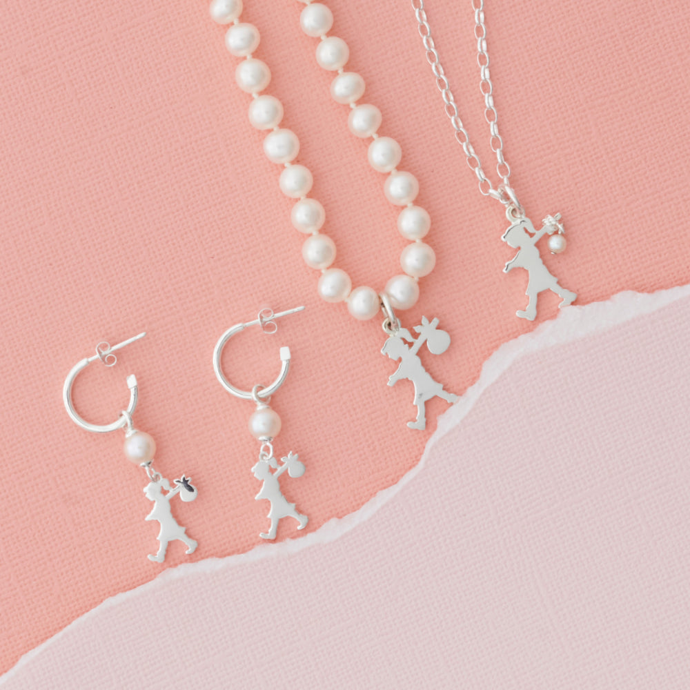 Karen Walker Girl with a Pearl Necklace | 45cm | Sterling Silver
