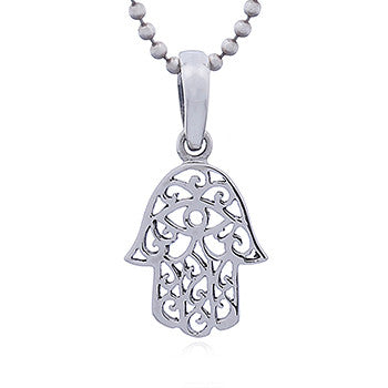 Luna 'Proteus' Hamsa Hand | Sterling Silver | 45cm