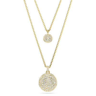 Swarovski Sublima Layered Pendant | Gold-Tone Plated