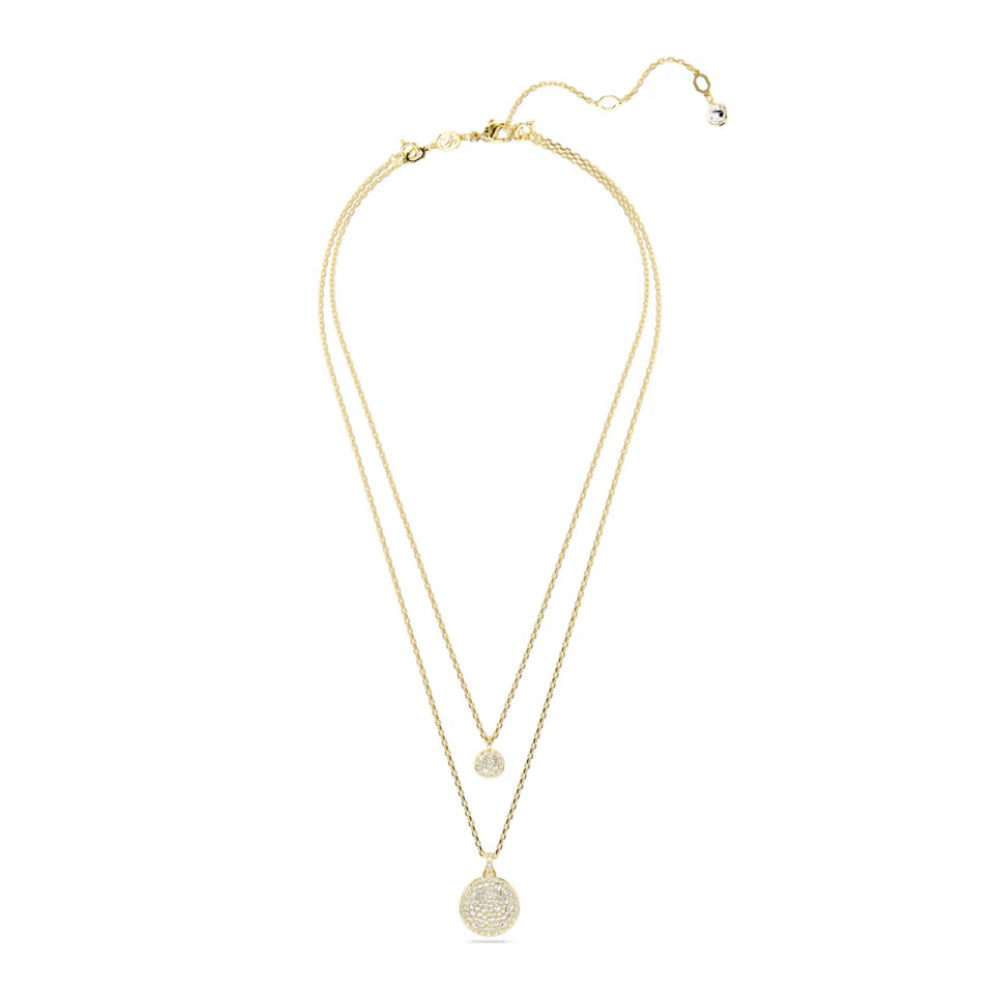 Swarovski Sublima Layered Pendant | Gold-Tone Plated