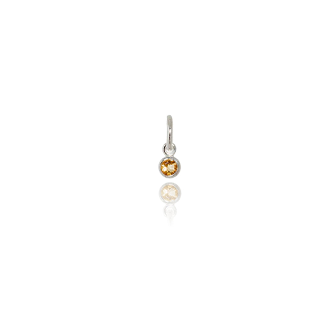 Evolve | November | Silver | Citrine | Pendant Charm