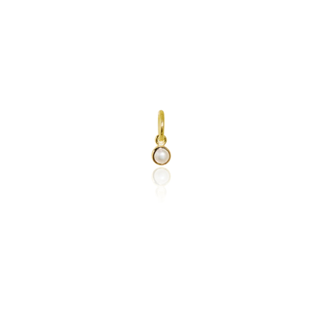 Evolve | June | Gold Plated | Pearl | Pendant Charm