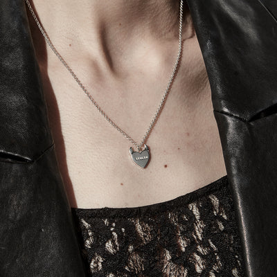 Stolen Girlfriend Club | Silver | Sinister Heart | Necklace | 48+4cm