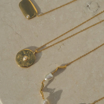 Kirstin Ash | Vista | Gold Plated | Fresh Water Pearl | Necklace