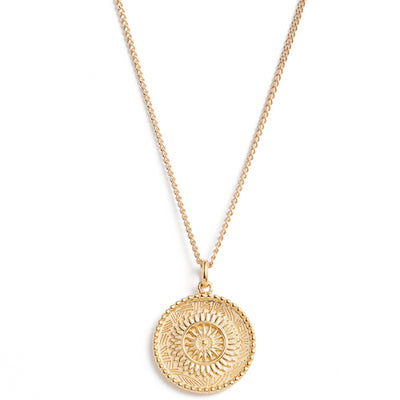 Kirstin Ash | Traveller Coin | Gold Plated | Necklace