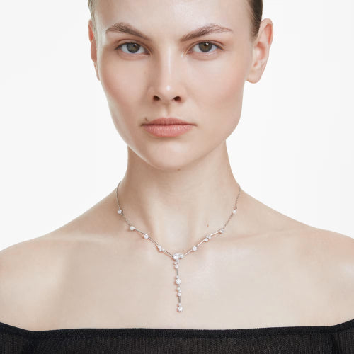 Swarovski | Constella | Crystal Pearl | Silver | Y | Necklace