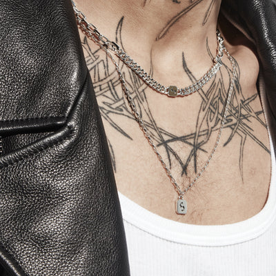 Stolen Girlfriend Club | Heavy Metal Heart | S-Logo Tag | Necklace | 56+4cm