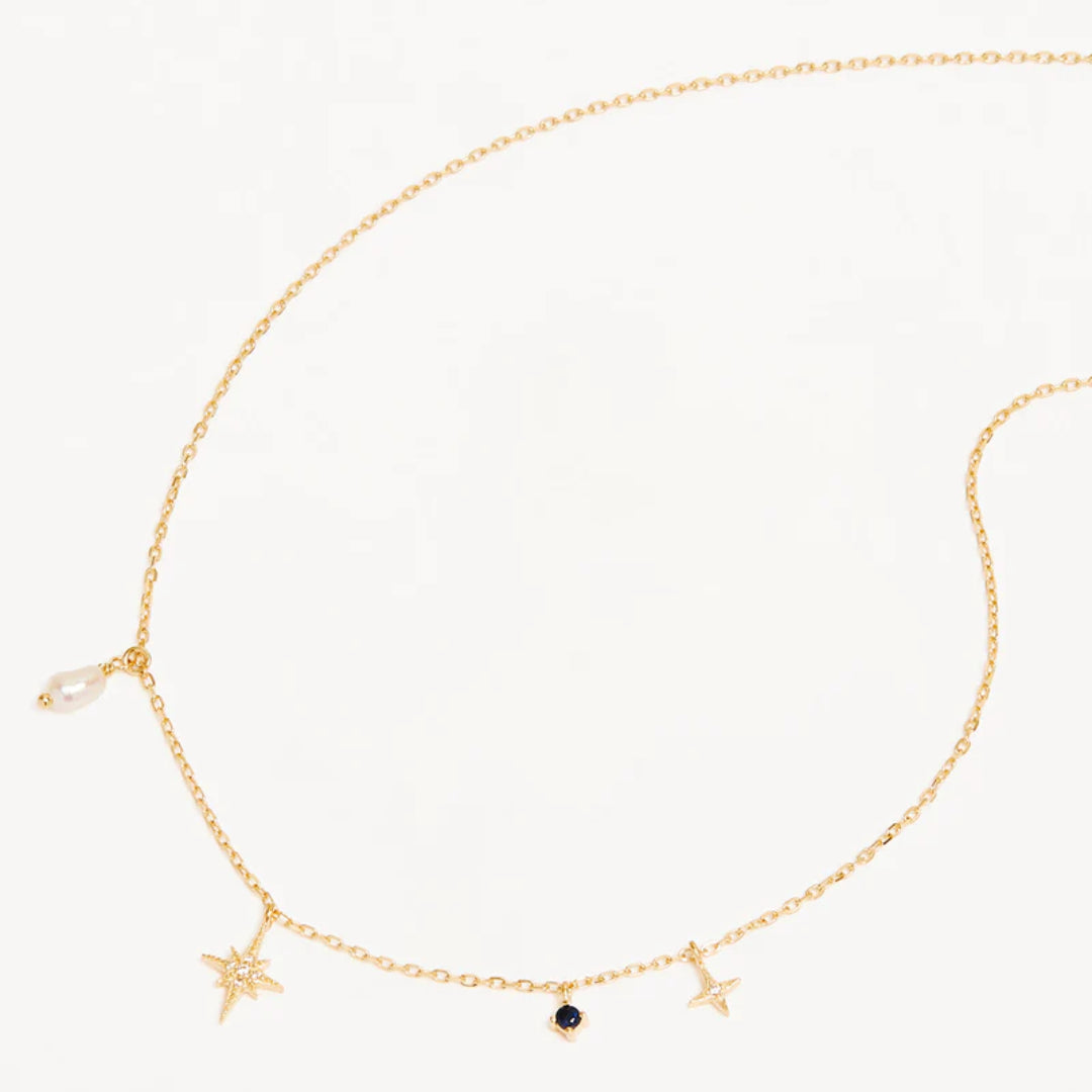 By Charlotte | Stardust | 18k Gold Vermeil | Sapphire | Chocker | 41cm