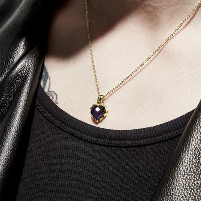 Stolen Girlfriend Club | Love Claw | Moodstone | Gold Plated | Necklace | 44+4cm