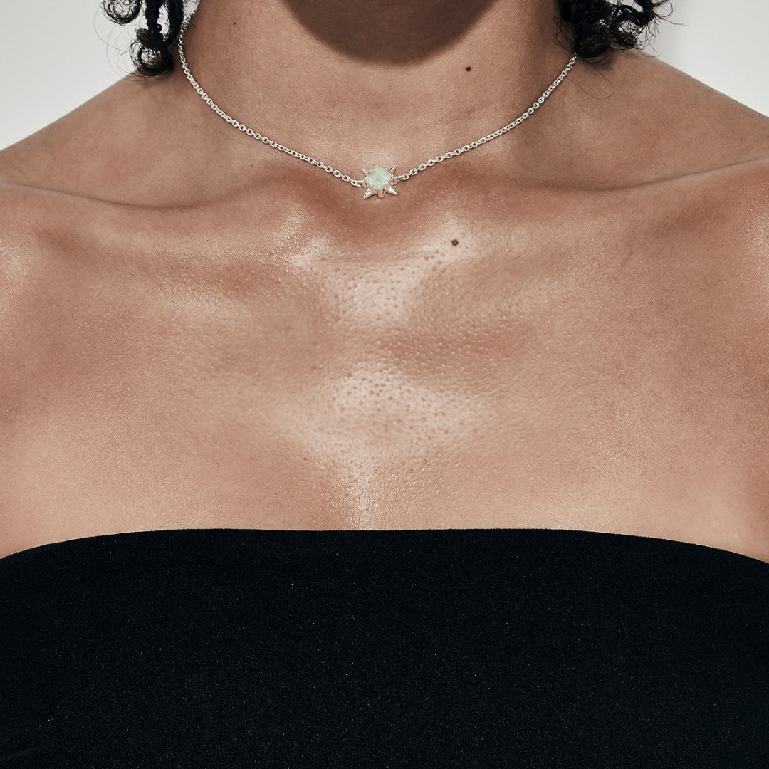 Stolen Girlfriend Club | Precious Punk | Green Amethyst | Necklace