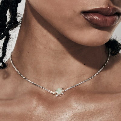 Stolen Girlfriend Club | Precious Punk | Green Amethyst | Necklace