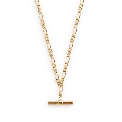 Kirstin Ash | Rhythm T-Bar Necklace | YG Plated