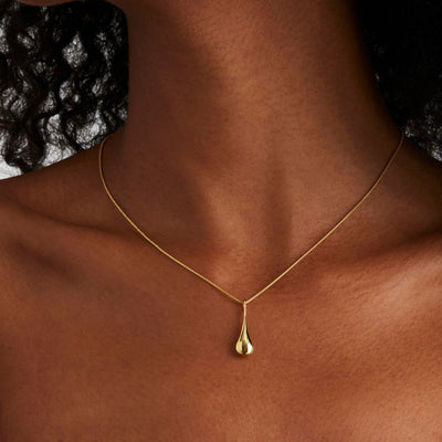 Najo My Silent Tears Necklace | 14k Gold Plated