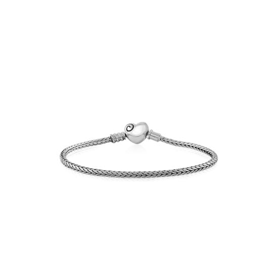 Evolve Large GB Heart Clasp Bracelet 19cm