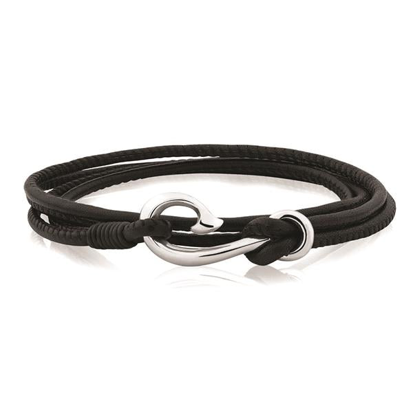Eolve Black Safe Travel Wrap 22cm Bracelet