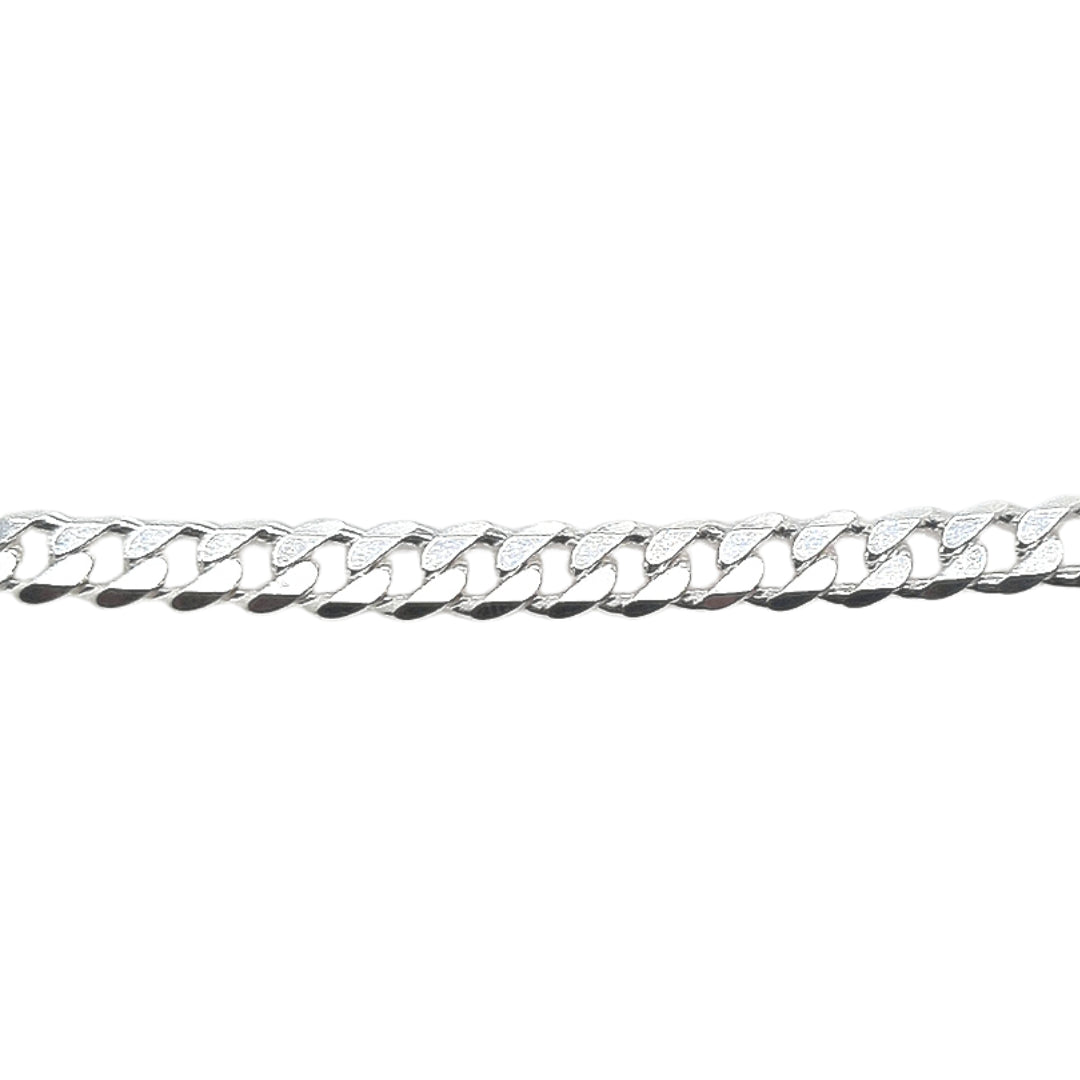 Revolution Sterling Silver Curb Link Bracelet