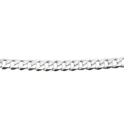 Revolution Sterling Silver Curb Link Bracelet