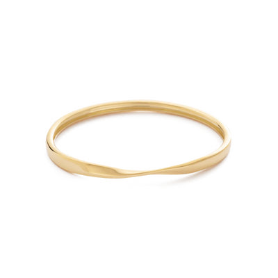 Kirstin Ash | 18k Gold Plated | Fold Bangle