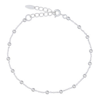 Celesti 'Gleam' Dot Bracelet | Silver