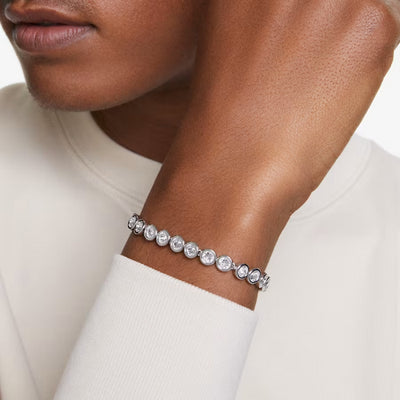 Swarovski Imber Tennis Bracelet | Rhodium Plated