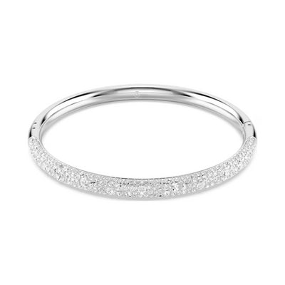 Swarovski Sublima Bangle | Rhodium Plated | Medium