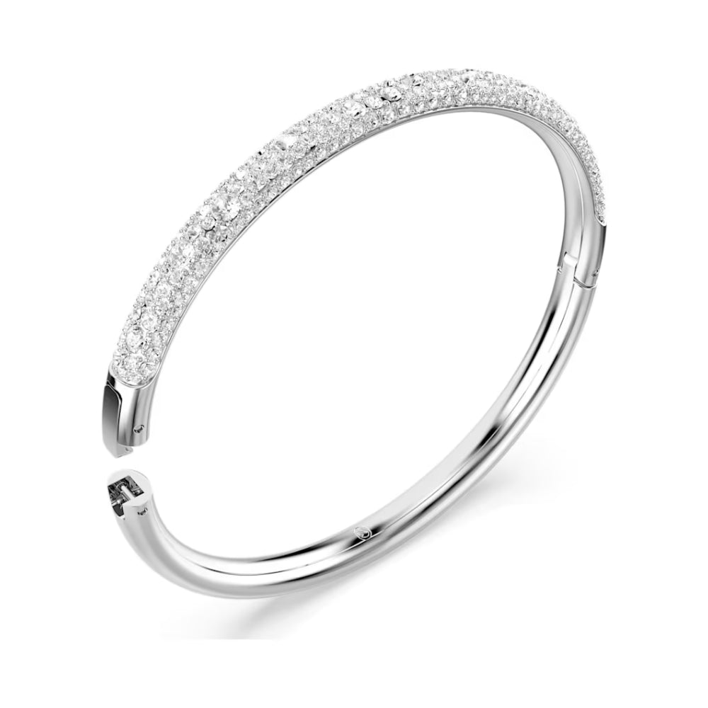 Swarovski Sublima Bangle | Rhodium Plated | Medium