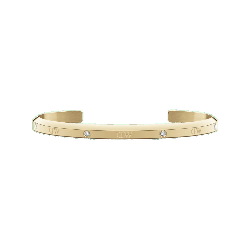 Daniel Wellington Classic Lumine Cuff | Steel YGP CZ | Small