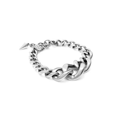 Silk & Steel Phoenix Graduating Curb Bracelet | Steel