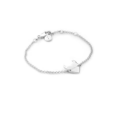 Stolen Girlfriend Club | Sinister Heart | Silver | Bracelet | 17+2cm