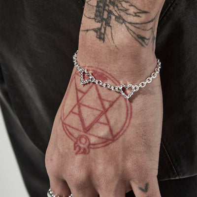 Stolen Girlfriend Club | Heavy Metal Heart | Jagged Heart | Bracelet | 18+2cm
