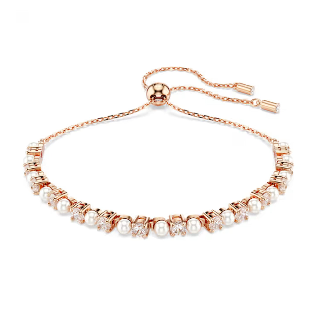 Swarovski Matrix Tennis Bracelet Rose Gold
