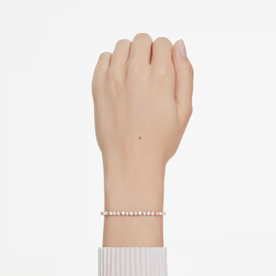 Swarovski Matrix Tennis Bracelet Rose Gold