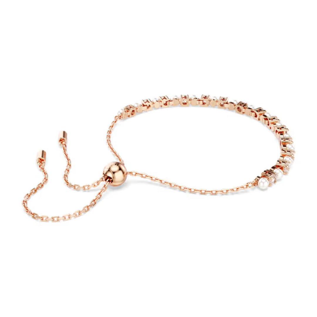 Swarovski Matrix Tennis Bracelet Rose Gold