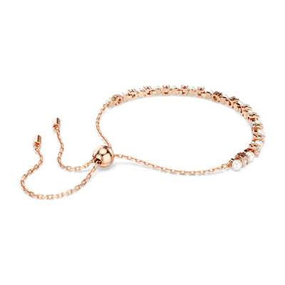 Swarovski Matrix Tennis Bracelet Rose Gold