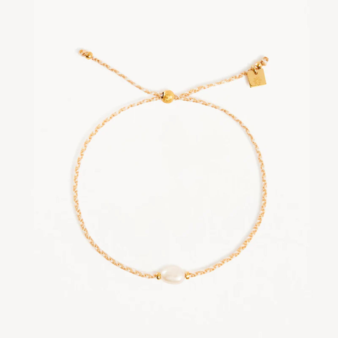 By Charlotte | Eternal Peace | Fresh Water Pearl | 18k Gold Vermeil | Bracelet