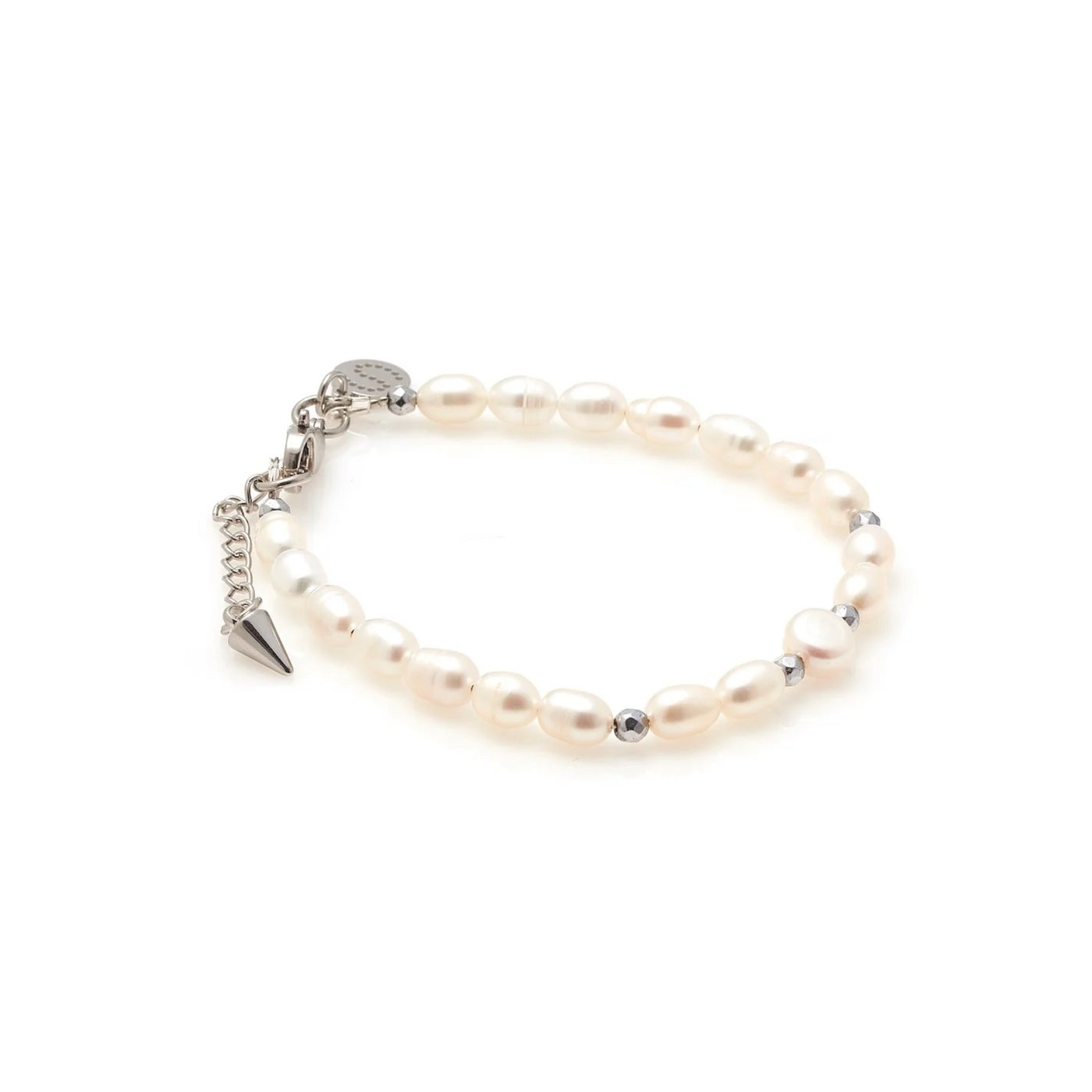 Silk and Steel | Celine | Pearl Bracelet