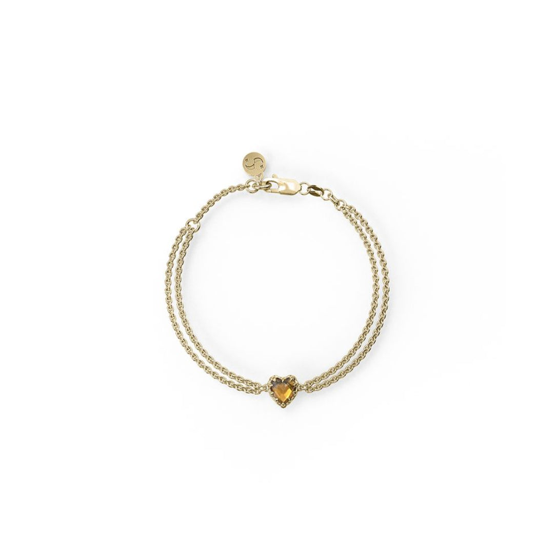 Stolen Girlfriends Club | Love Claw | Citrine | Bracelet | YG Plated
