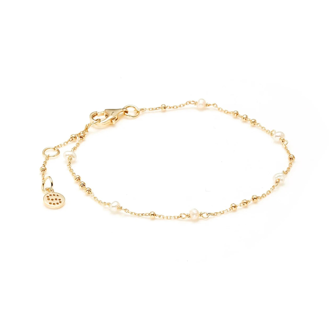 Silk & Steel | Dotty Bracelet Pearl Bracelet | YGP