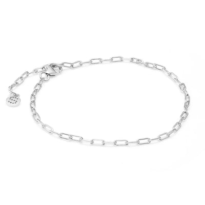 Silk & Steel Papier Bracelet Silver