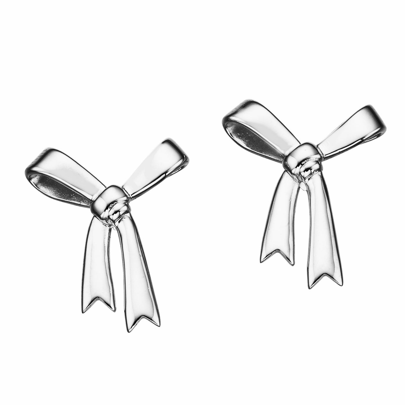 Karen Walker Medium Bow Earrings | Sterling Silver