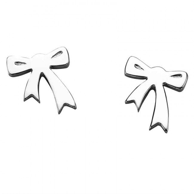 Karen Walker Mini Bow Earrings | Sterling Silver