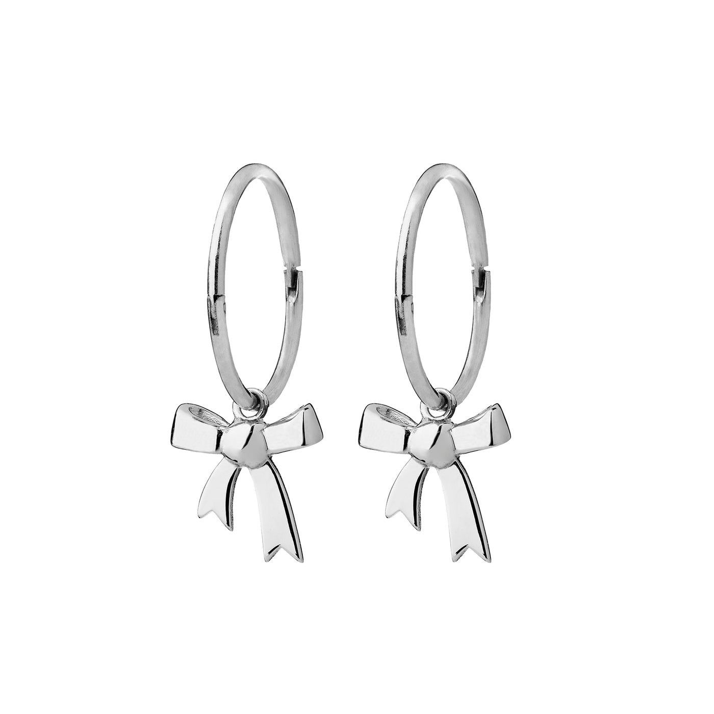 Karen Walker Bow Sleeper Earrings | Silver