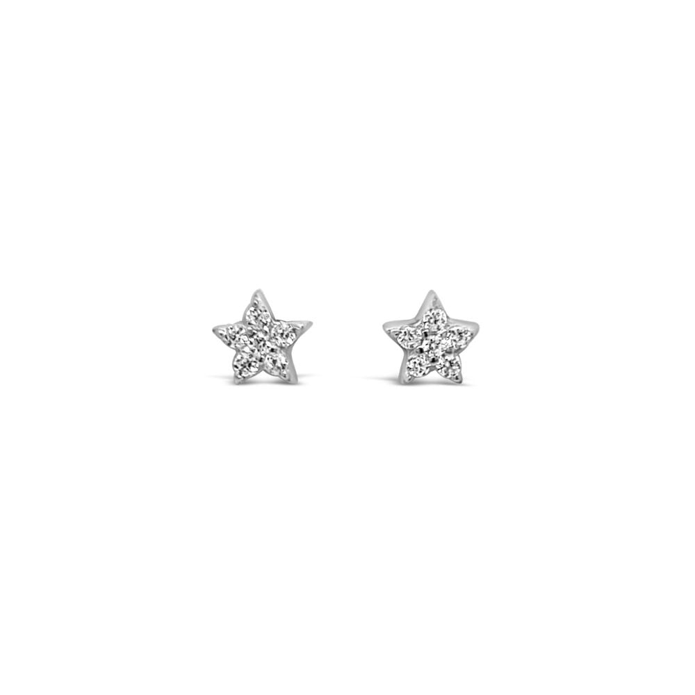 Charlie & Rose Magical Star Earrings | Silver CZ RH