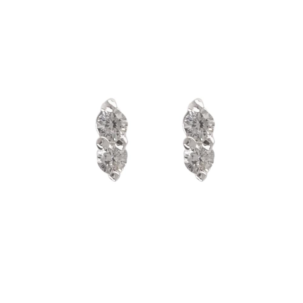 Grace 'Simplicity' Duo Stud Earrings