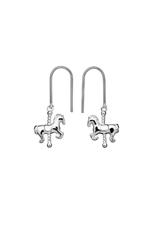 Karen Walker Mini Carousel Horse Earrings