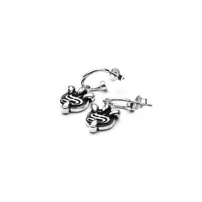 Stolen Girlfriends Club S-Claw Anchor Earrings