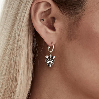 Stolen Girlfriends Club S-Claw Anchor Earrings