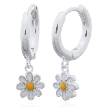 Charlie & Rose 'Delightful Daisy' Hoop Earrings