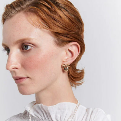 Karen Walker Superlove Bow Earrings | Sterling Silver