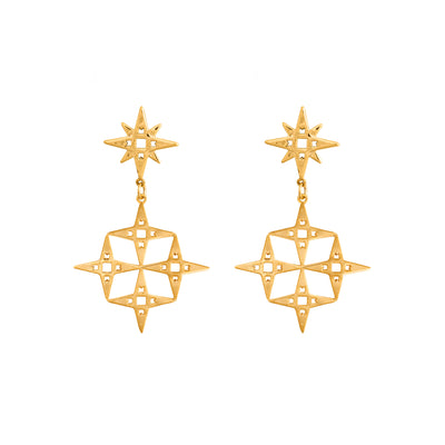 Lindi Kingi Constellation Earrings | Gold